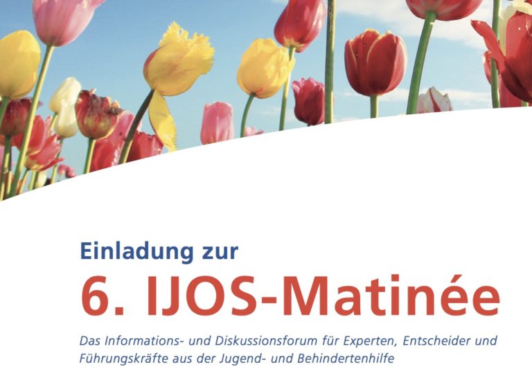 Einladung zur 6. IJOS-Matinée am 12.05.2017 Ab sofort sind Anmeldungen möglich